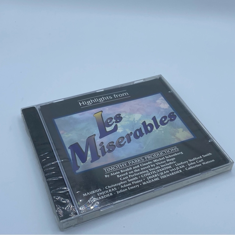 Les Miserables Highlights Timothy Parks Productions CD Legacy Entertainment